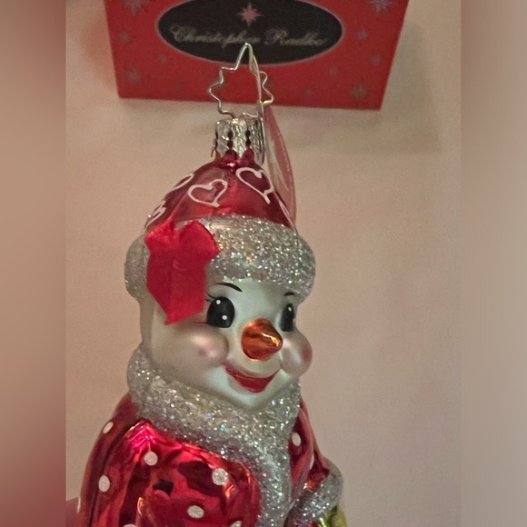 Christopher Radko BELLA SNOWBALL Glass Ornament
Snowman Christmas 20th Anniv - Picture 3 of 7